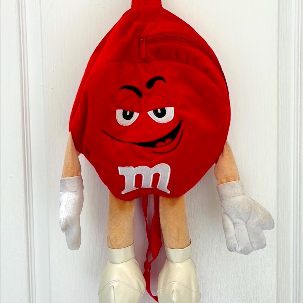 M&M'S Red Plush Backpack